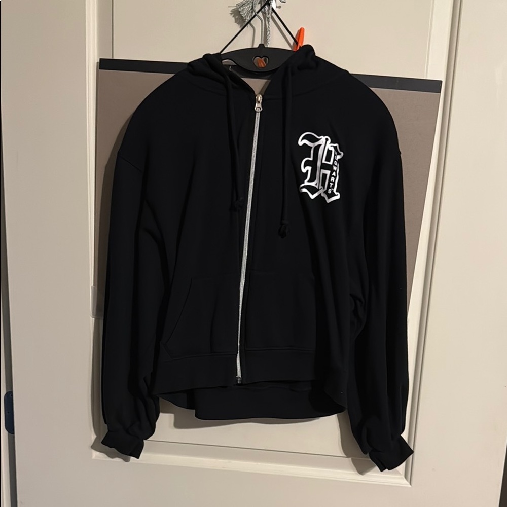 Warner Bros. Black Zip-Up Hoodie